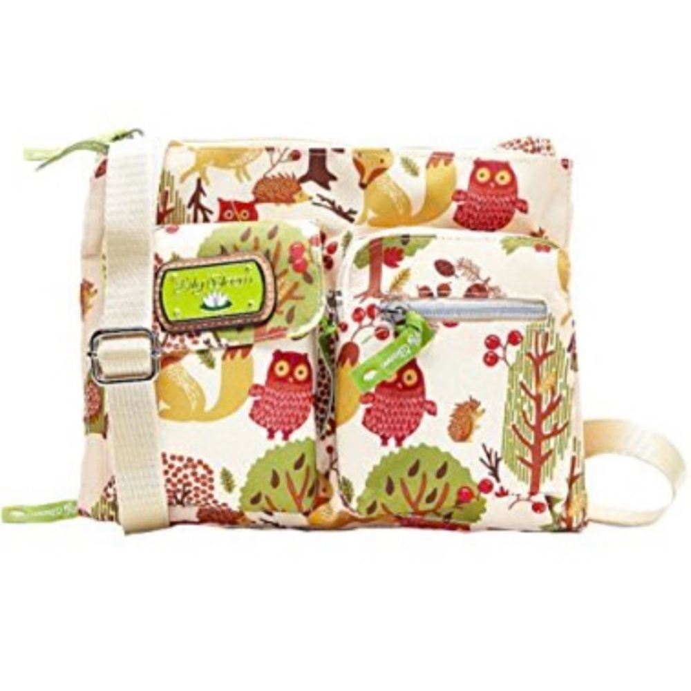 LILY BLOOM Forest Owl Regina Crossbody Bag Purse